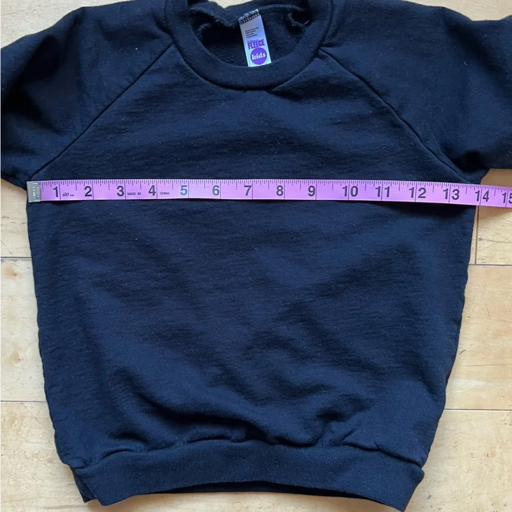 American Apparel California Fleece Kids Crewneck‎ Sweatshirt, Child Youth sz 6